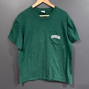 Supreme Raiders Deep Green Crewneck Tee
